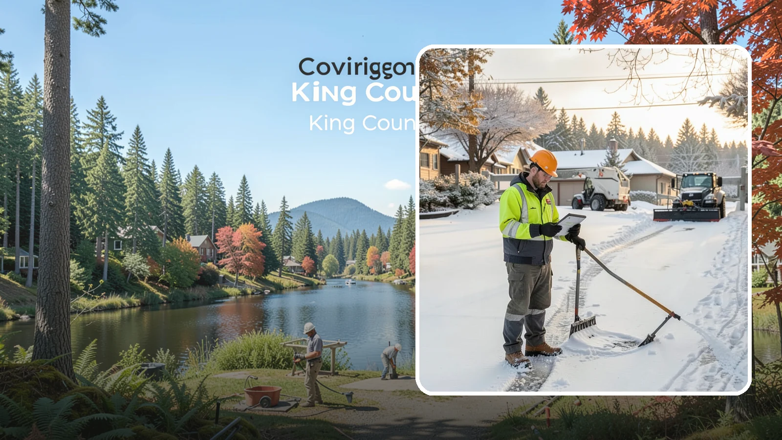 Winter Maintenance Plans in Covington, King County, WA - We build tailored winter maintenance plans that map out exactly how your Western Washington property is handled all season.