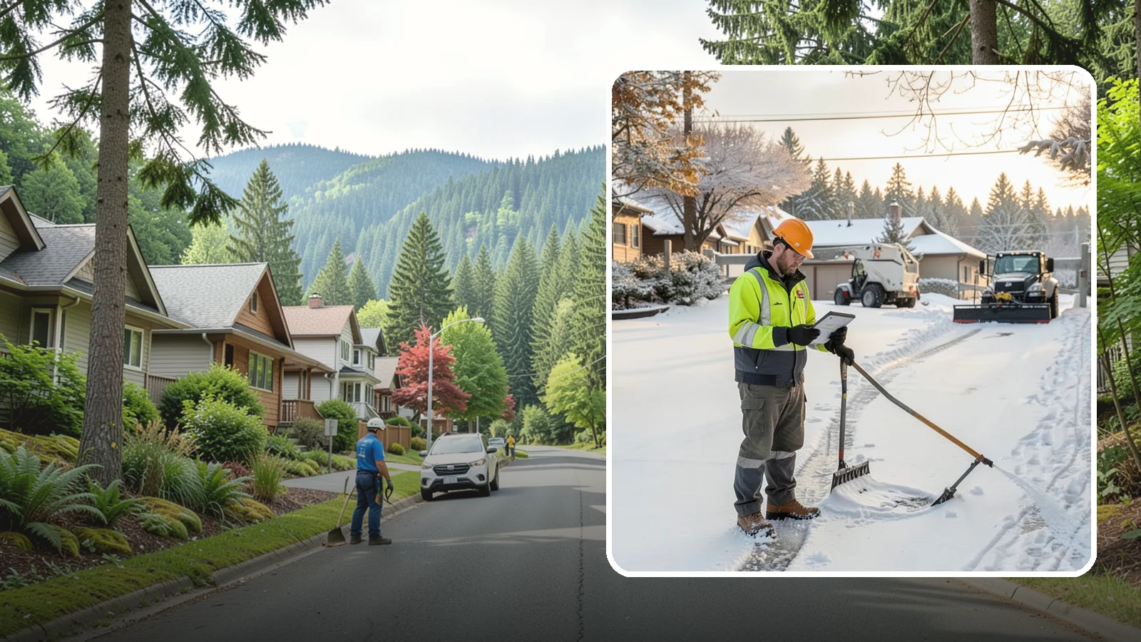 Winter Maintenance Plans in Darrington, Snohomish County, WA - We build tailored winter maintenance plans that map out exactly how your Western Washington property is handled all season.