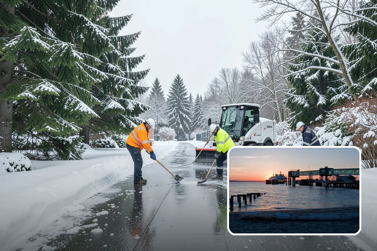 Winter Maintenance Plans in Edmonds, Snohomish County, WA - Documents priorities, triggers, and response times