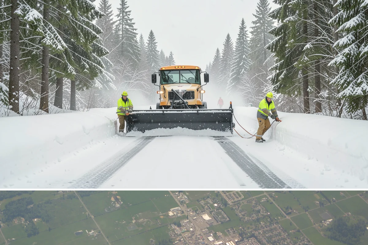 Winter Maintenance Plans in Enumclaw, King County, WA - Developed before winter begins and followed through the entire snow season.