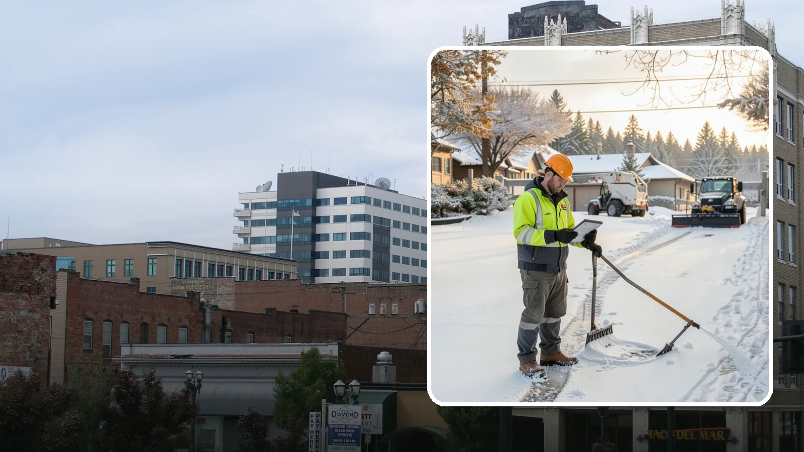 Winter Maintenance Plans in Everett, Snohomish County, WA - We build tailored winter maintenance plans that map out exactly how your Western Washington property is handled all season.