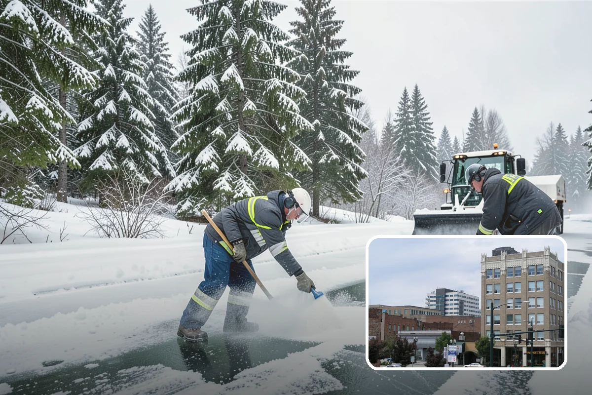 Winter Maintenance Plans in Everett, Snohomish County, WA - Documents priorities, triggers, and response times