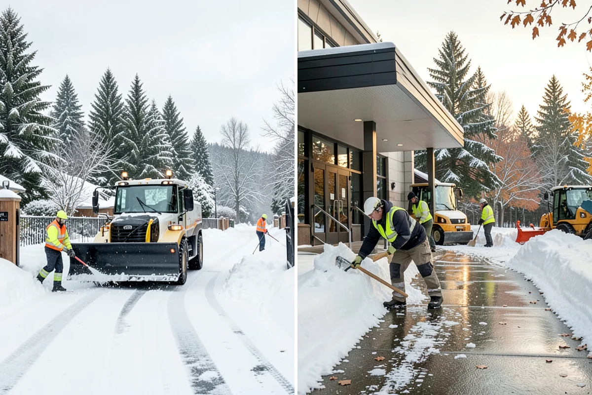 Winter Maintenance Plans in Everett, Snohomish County, WA - Survey the property and its hazard points