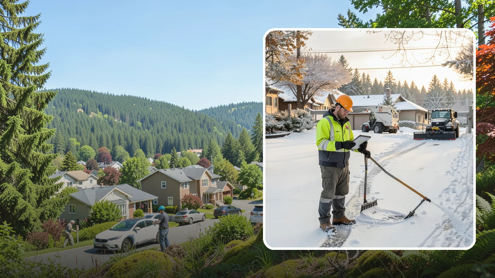 Winter Maintenance Plans in Index, Snohomish County, WA - We build tailored winter maintenance plans that map out exactly how your Western Washington property is handled all season.