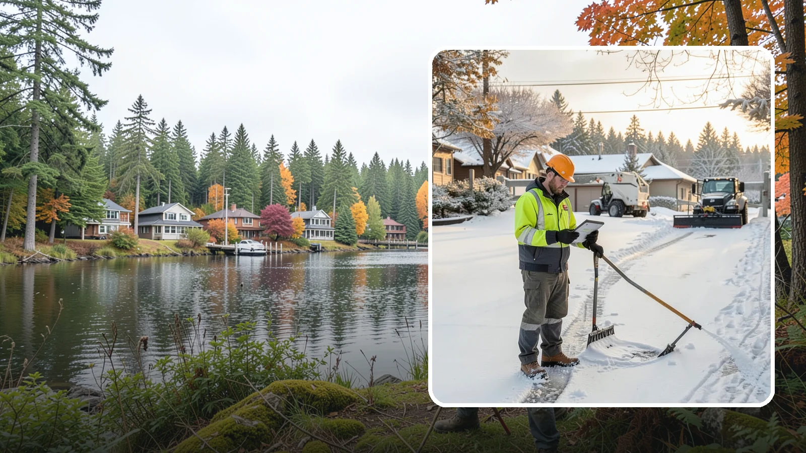 Winter Maintenance Plans in La Conner, Skagit County, WA - We build tailored winter maintenance plans that map out exactly how your Western Washington property is handled all season.
