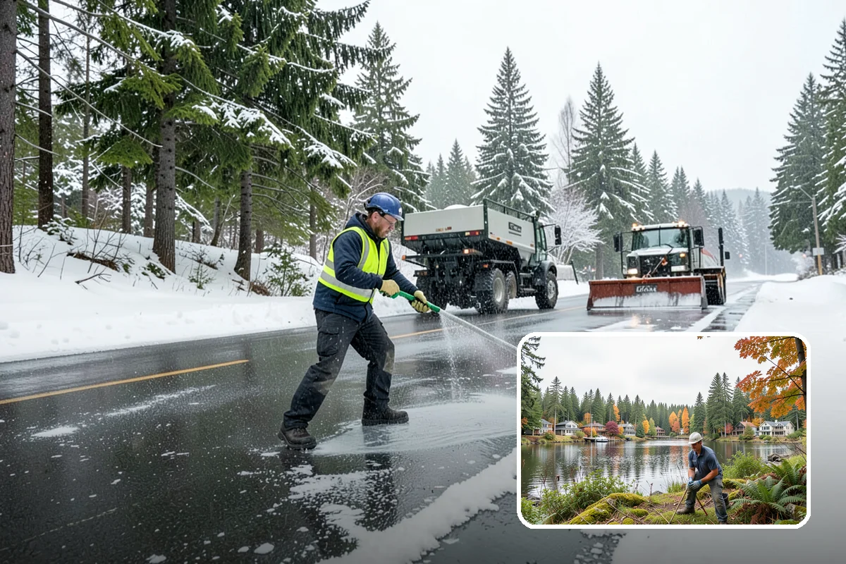 Winter Maintenance Plans in La Conner, Skagit County, WA - Documents priorities, triggers, and response times