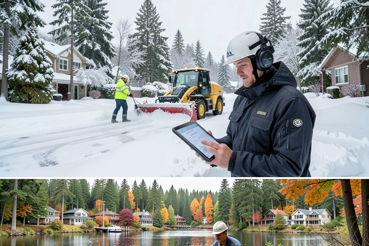 Winter Maintenance Plans in La Conner, Skagit County, WA - Developed before winter begins and followed through the entire snow season.