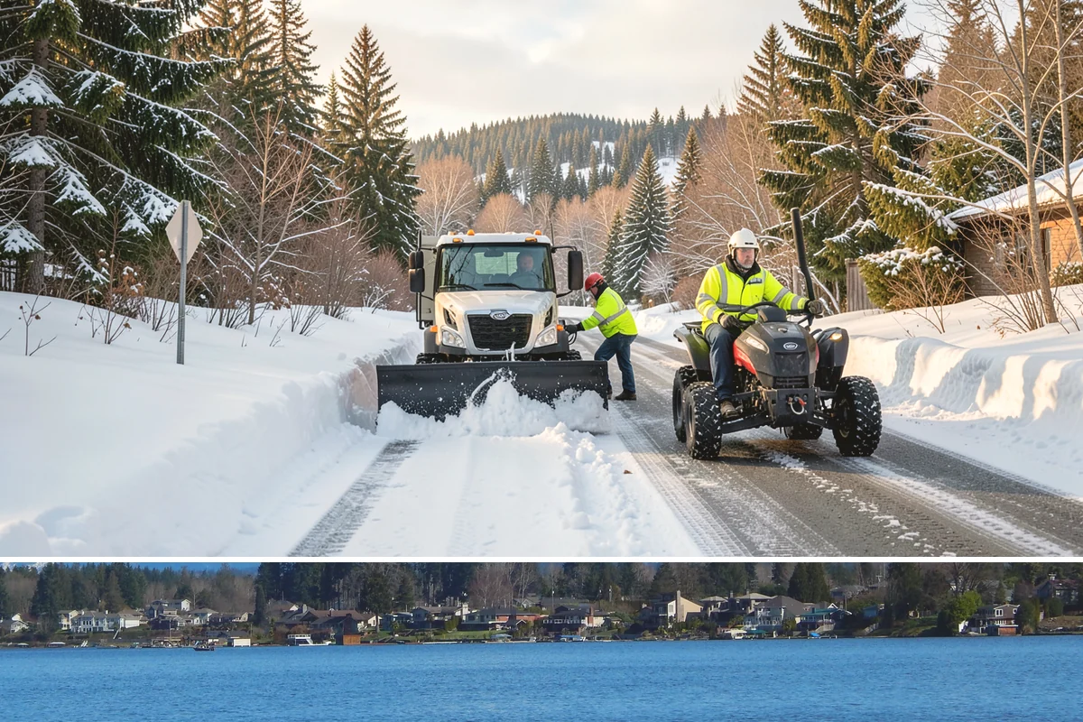 Winter Maintenance Plans in Lake Stevens, Snohomish County, WA - Developed before winter begins and followed through the entire snow season.