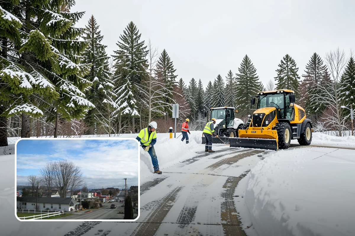 Winter Maintenance Plans in Langley, Island County, WA - Documents priorities, triggers, and response times