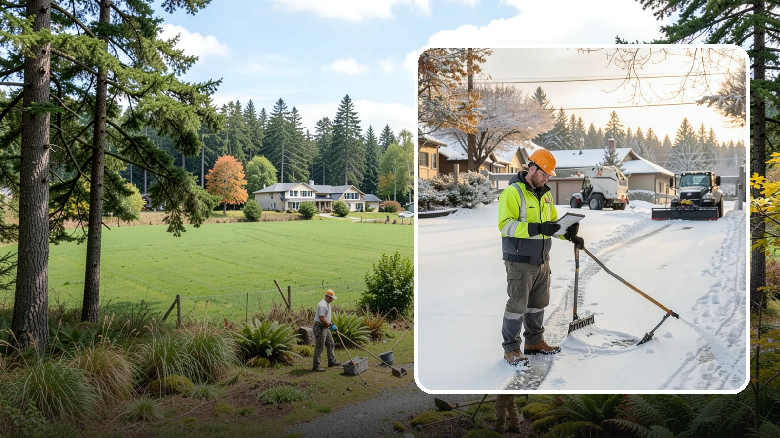 Winter Maintenance Plans in Lyman, Skagit County, WA - We build tailored winter maintenance plans that map out exactly how your Western Washington property is handled all season.