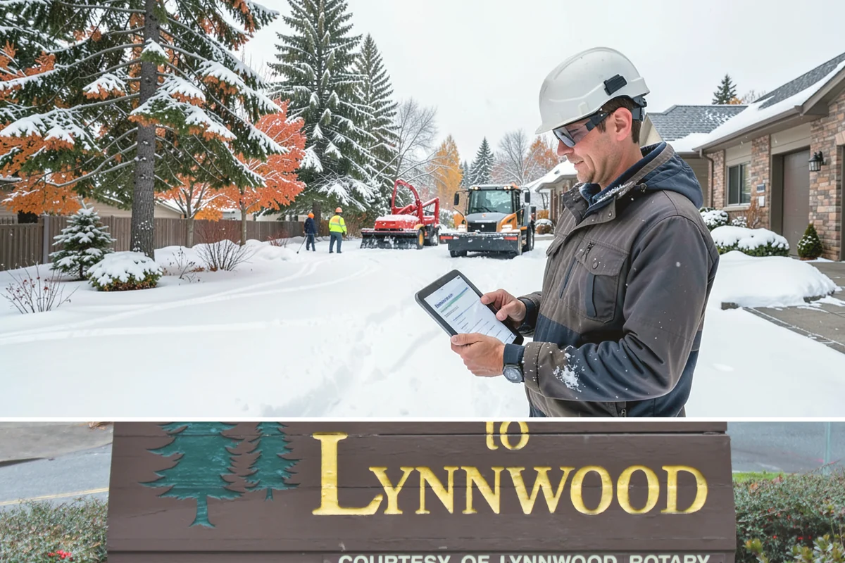 Winter Maintenance Plans in Lynnwood, Snohomish County, WA - Developed before winter begins and followed through the entire snow season.