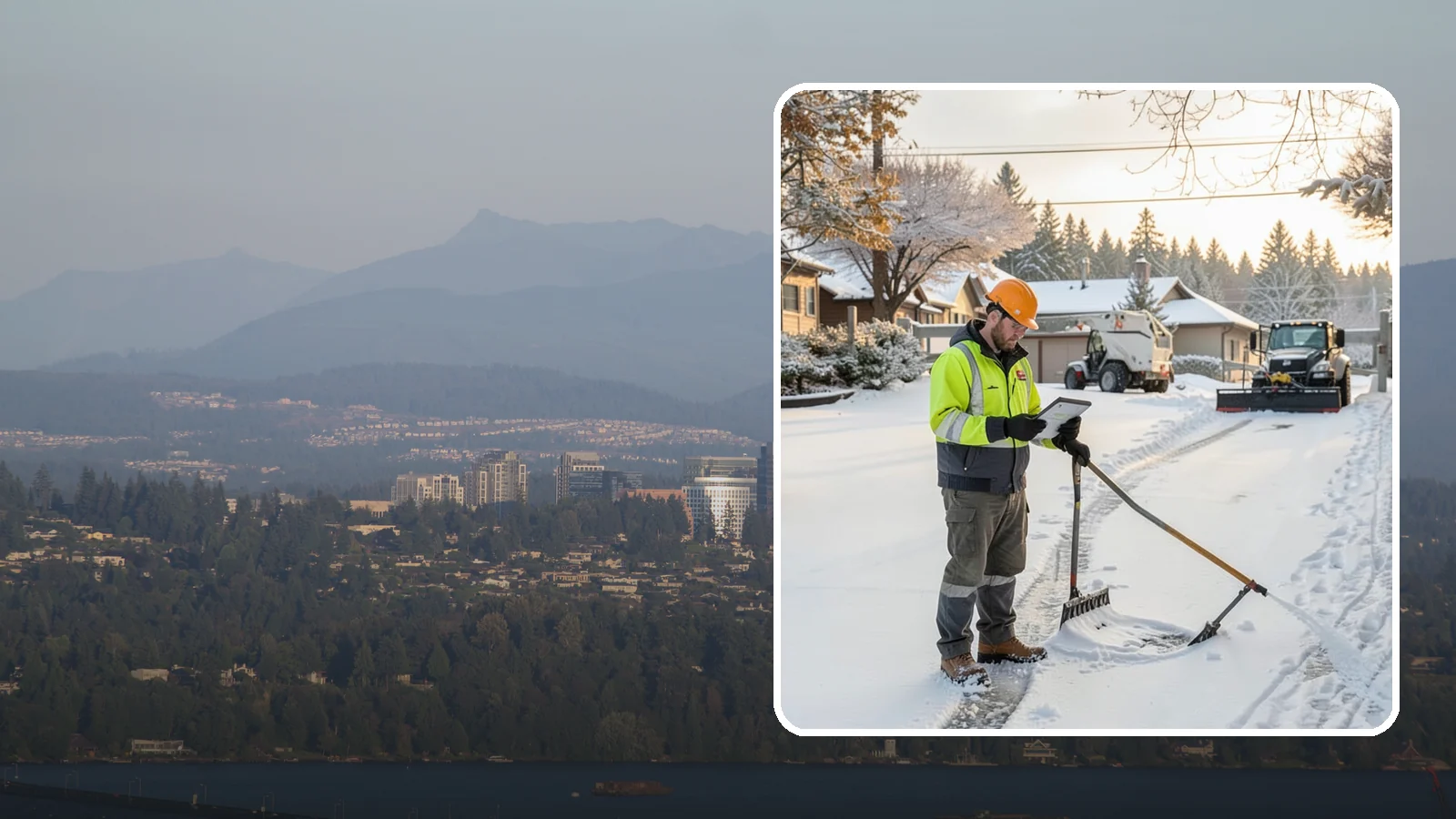 Winter Maintenance Plans in Medina, King County, WA - We build tailored winter maintenance plans that map out exactly how your Western Washington property is handled all season.