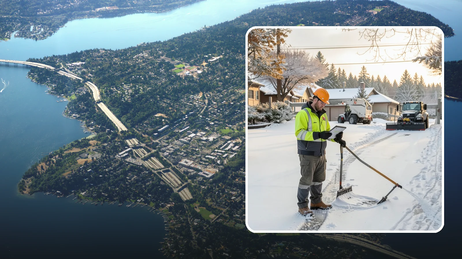 Winter Maintenance Plans in Mercer Island, King County, WA - We build tailored winter maintenance plans that map out exactly how your Western Washington property is handled all season.