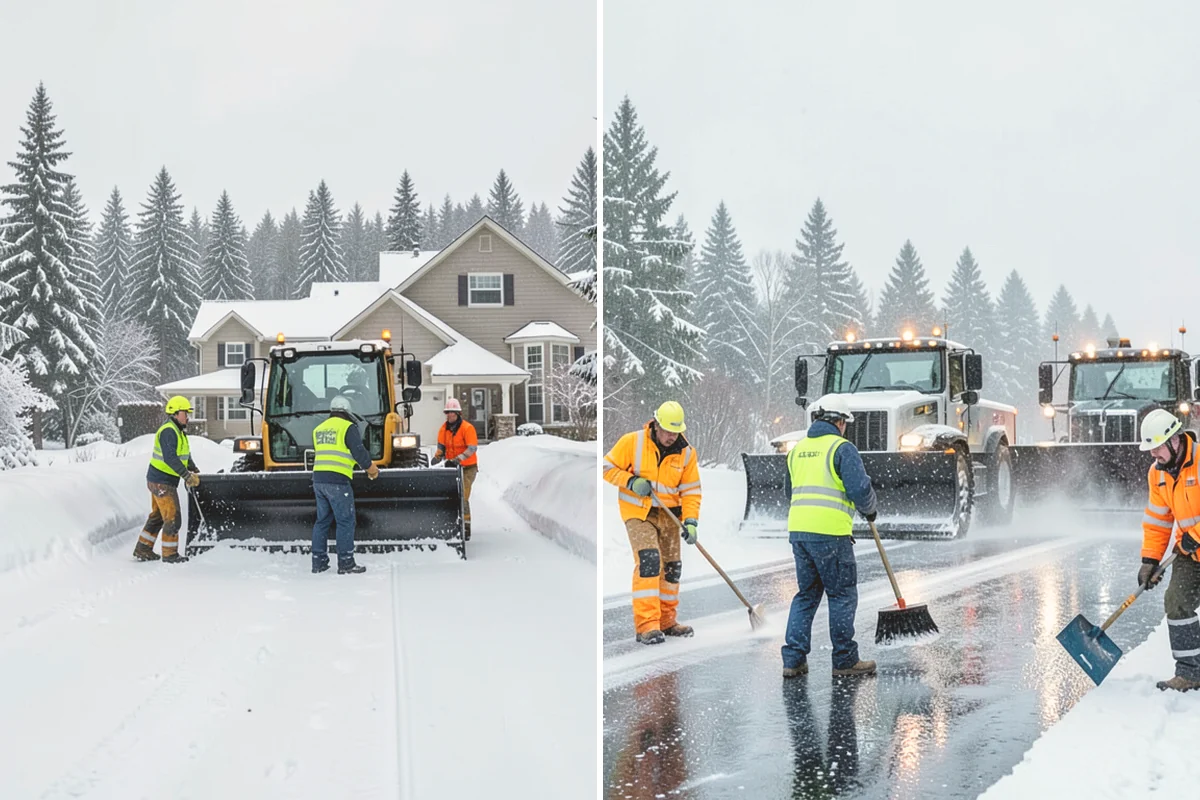 Winter Maintenance Plans in Milton, King County, WA - Survey the property and its hazard points