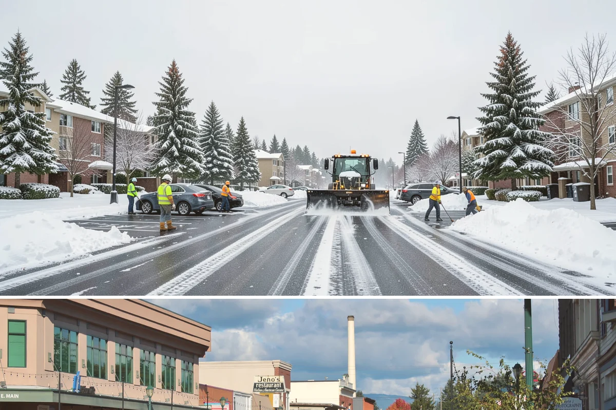 Winter Maintenance Plans in Monroe, Snohomish County, WA - Developed before winter begins and followed through the entire snow season.