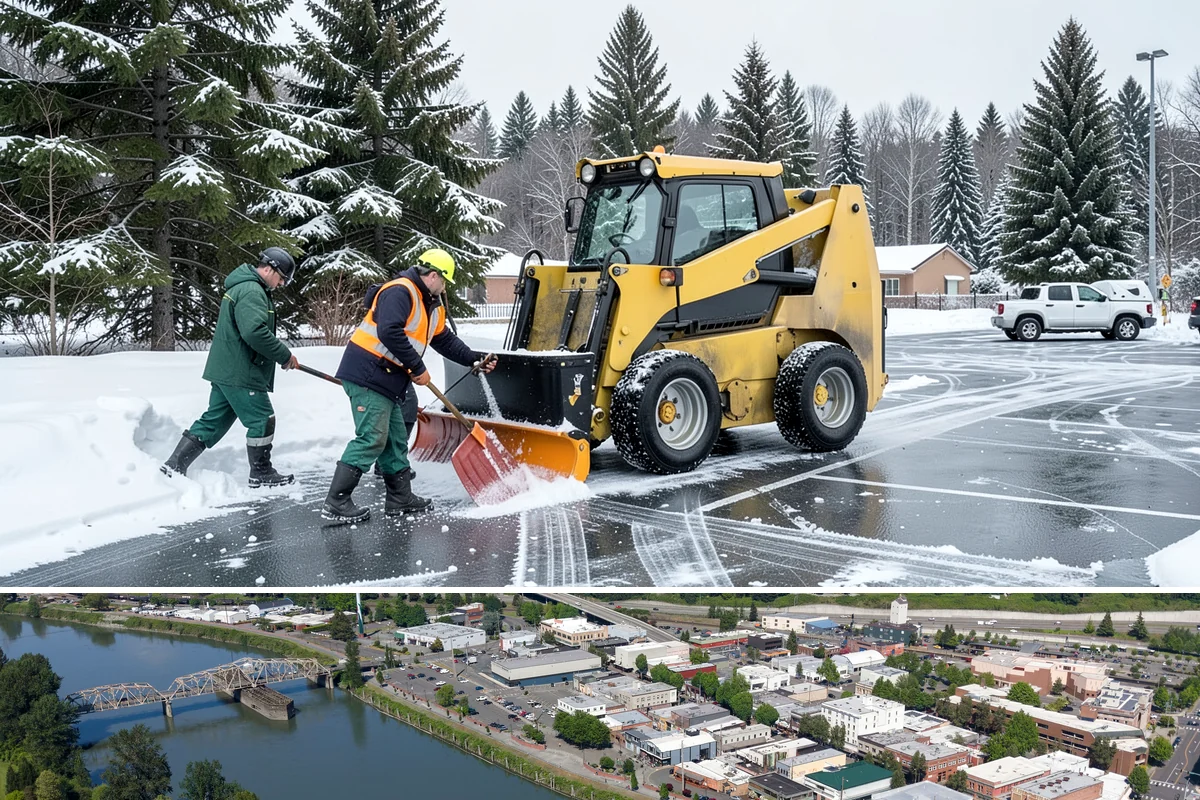 Winter Maintenance Plans in Mount Vernon, Skagit County, WA - Developed before winter begins and followed through the entire snow season.