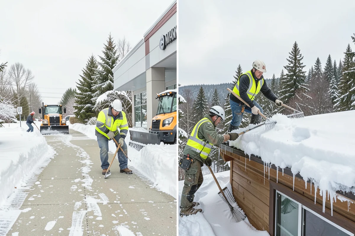 Winter Maintenance Plans in Mukilteo, Snohomish County, WA - Survey the property and its hazard points