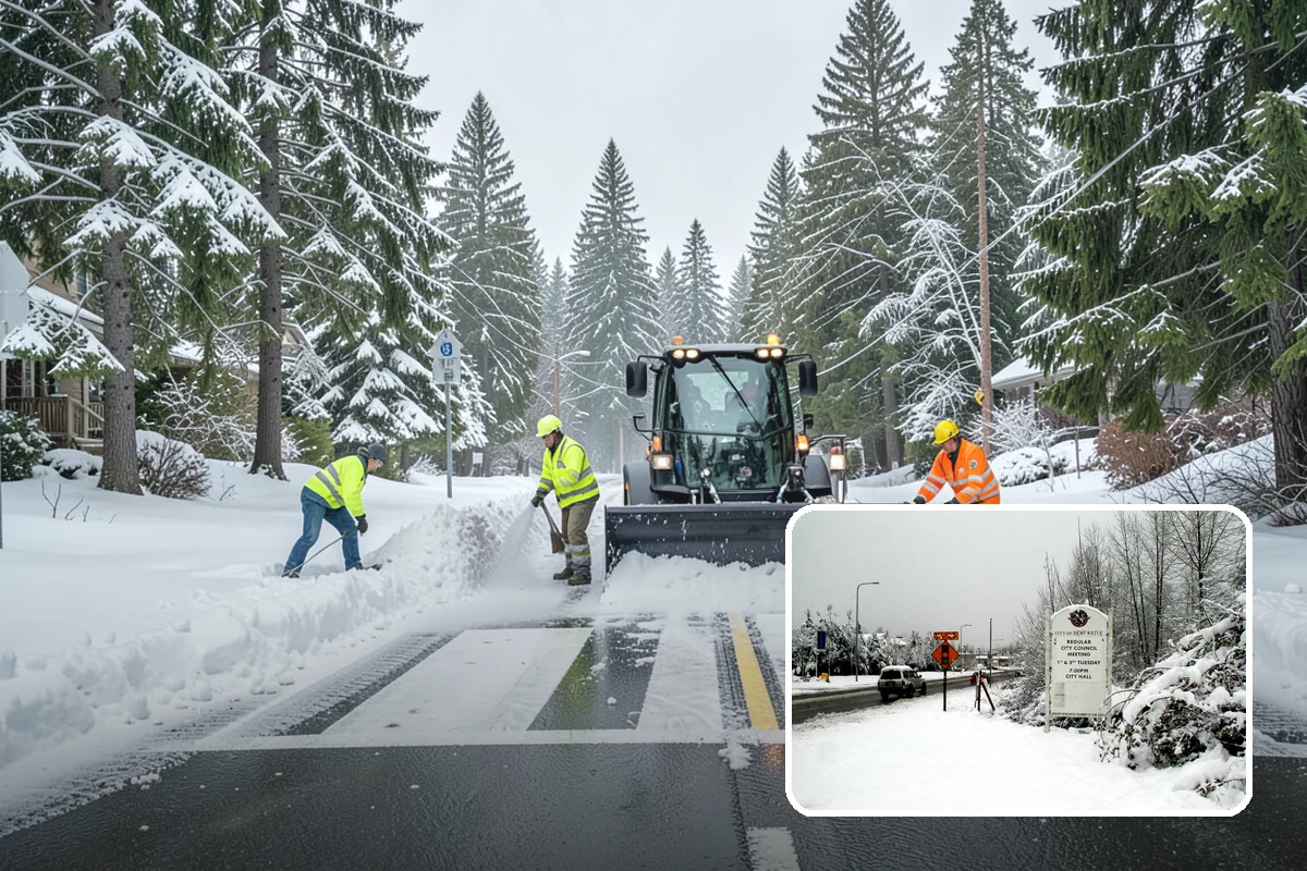 Winter Maintenance Plans in Newcastle, King County, WA - Documents priorities, triggers, and response times
