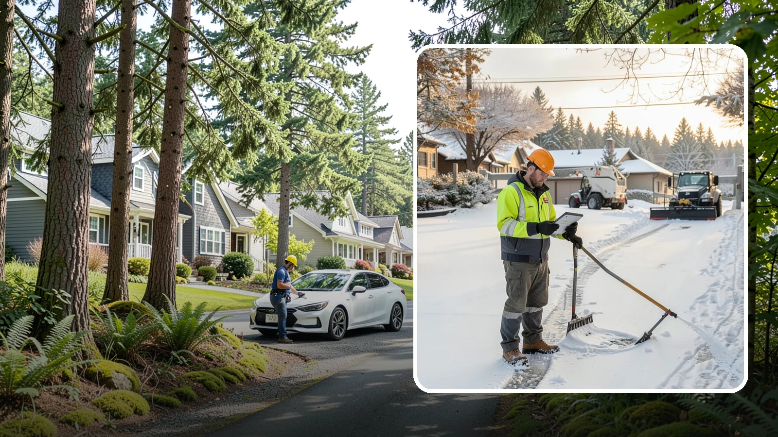 Winter Maintenance Plans in Normandy Park, King County, WA - We build tailored winter maintenance plans that map out exactly how your Western Washington property is handled all season.