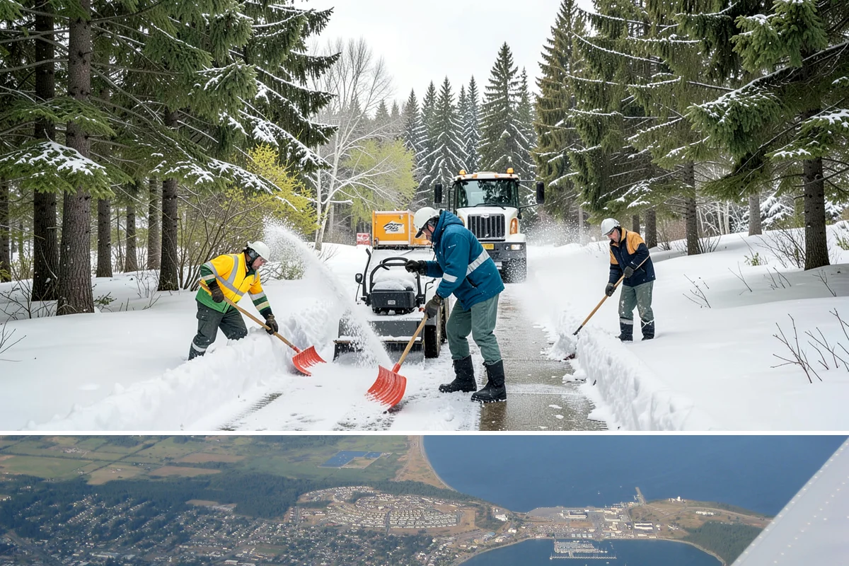 Winter Maintenance Plans in Oak Harbor, Island County, WA - Developed before winter begins and followed through the entire snow season.