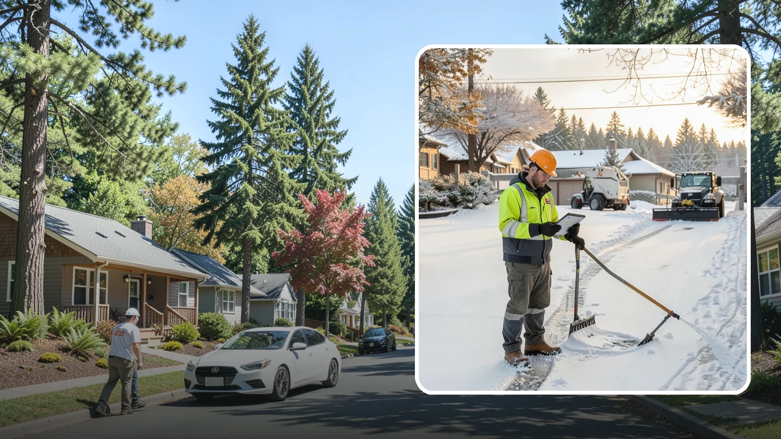 Winter Maintenance Plans in Orting, Pierce County, WA - We build tailored winter maintenance plans that map out exactly how your Western Washington property is handled all season.
