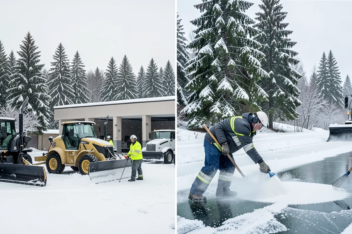 Winter Maintenance Plans in Pacific, King County, WA - Survey the property and its hazard points