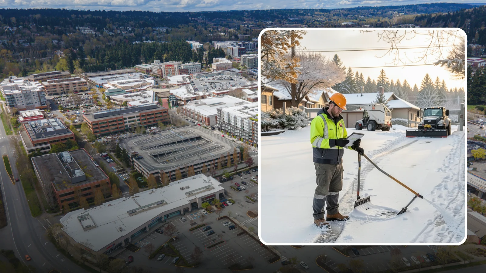 Winter Maintenance Plans in Redmond, King County, WA - We build tailored winter maintenance plans that map out exactly how your Western Washington property is handled all season.