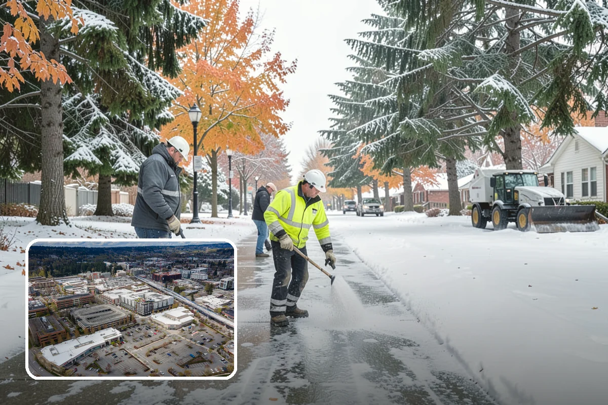 Winter Maintenance Plans in Redmond, King County, WA - Documents priorities, triggers, and response times