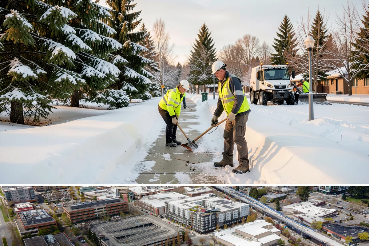 Winter Maintenance Plans in Redmond, King County, WA - Developed before winter begins and followed through the entire snow season.