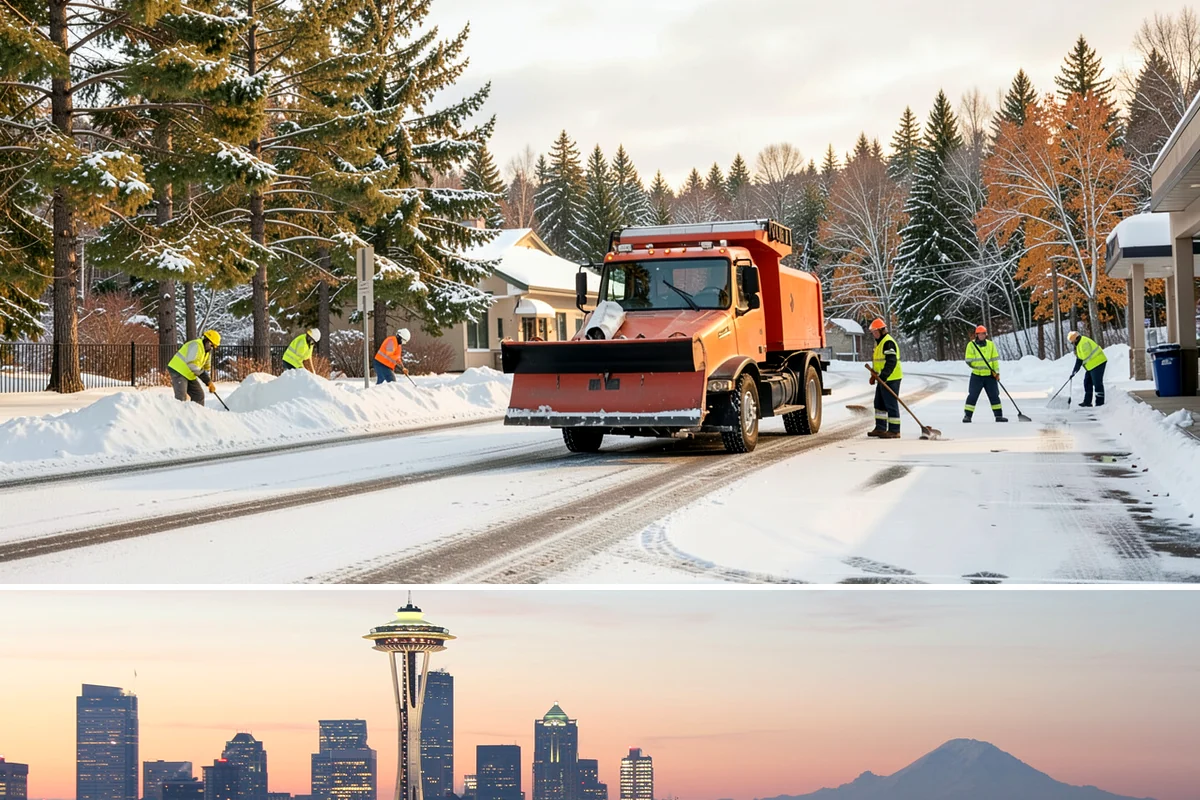 Winter Maintenance Plans in Seattle, King County, WA - Developed before winter begins and followed through the entire snow season.