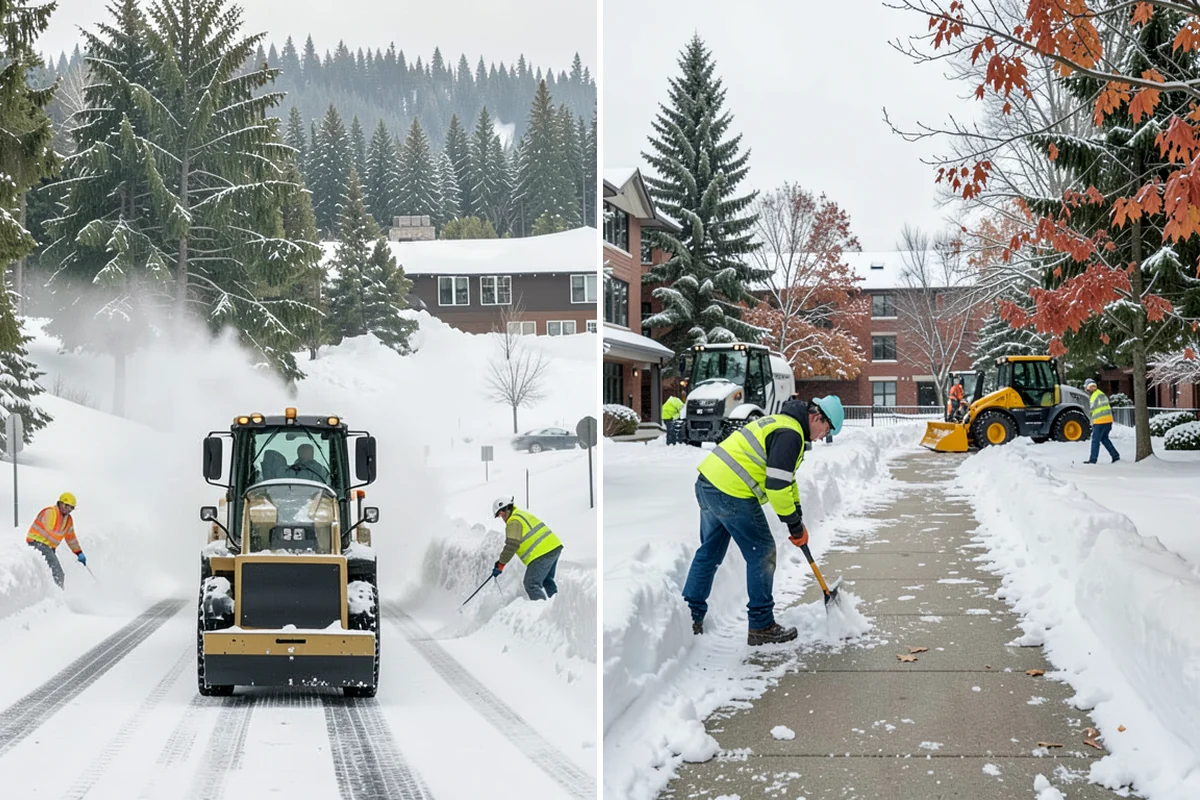 Winter Maintenance Plans in Shoreline, King County, WA - Survey the property and its hazard points