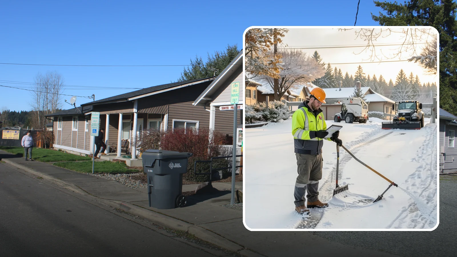 Winter Maintenance Plans in South Prairie, Pierce County, WA - We build tailored winter maintenance plans that map out exactly how your Western Washington property is handled all season.