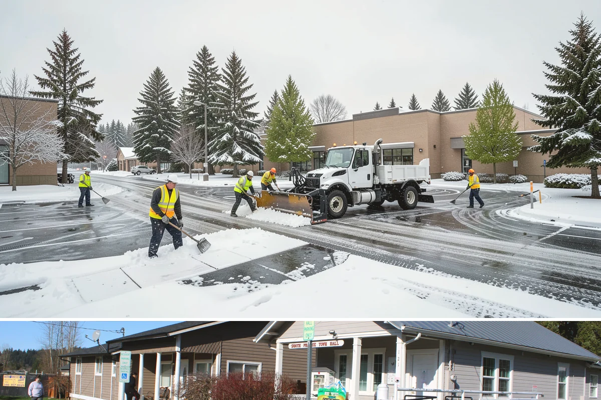 Winter Maintenance Plans in South Prairie, Pierce County, WA - Developed before winter begins and followed through the entire snow season.