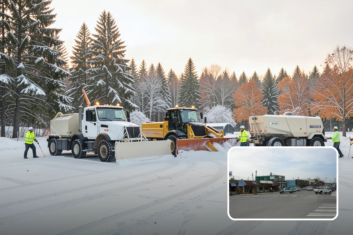 Winter Maintenance Plans in Stanwood, Snohomish County, WA - Documents priorities, triggers, and response times