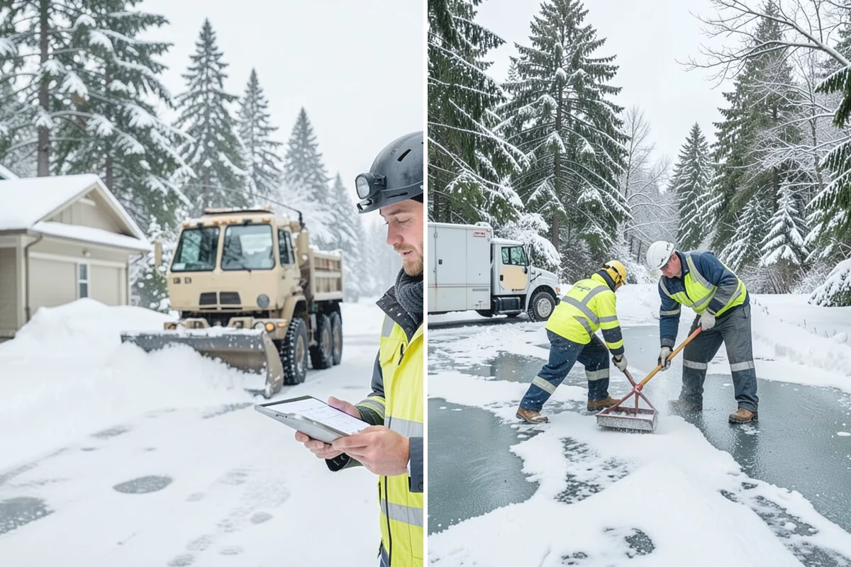 Winter Maintenance Plans in Sumner, Pierce County, WA - Survey the property and its hazard points