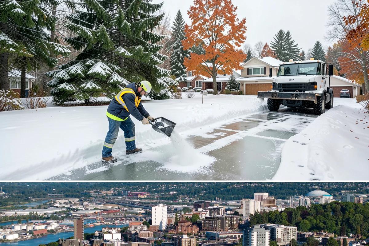 Winter Maintenance Plans in Tacoma, Pierce County, WA - Developed before winter begins and followed through the entire snow season.