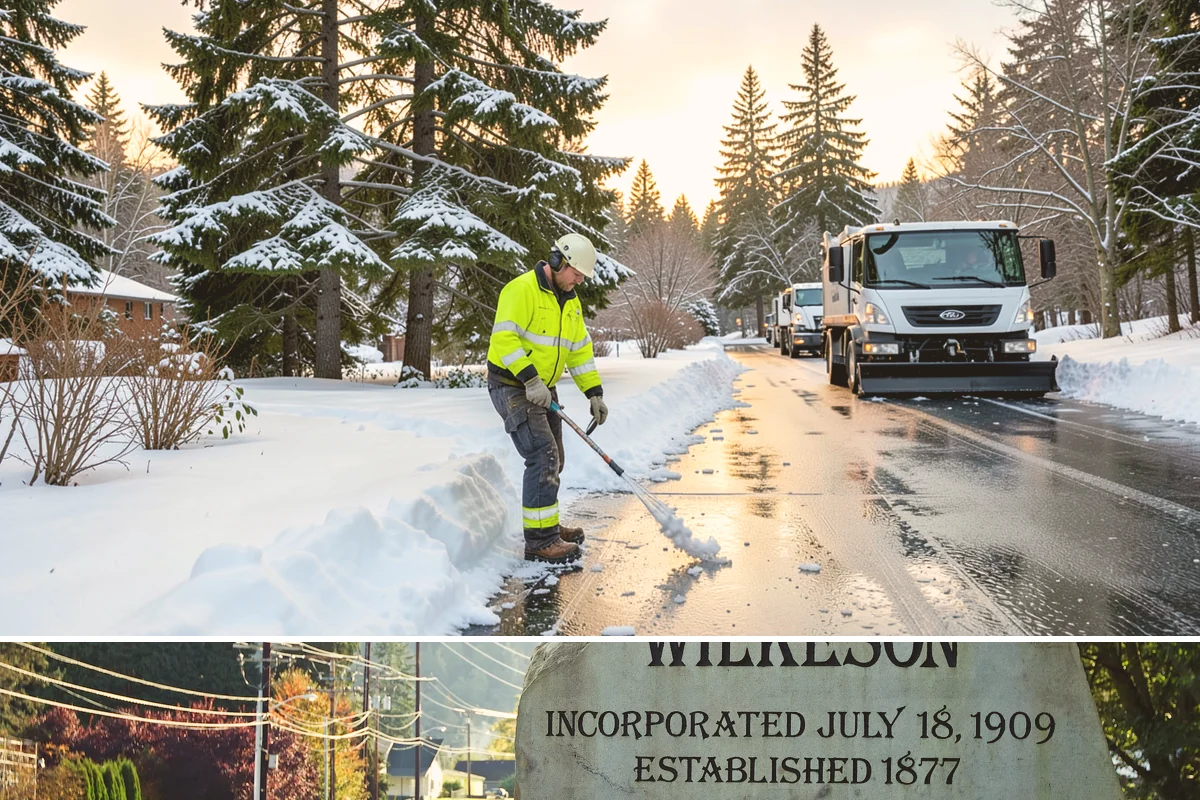 Winter Maintenance Plans in Wilkeson, Pierce County, WA - Developed before winter begins and followed through the entire snow season.