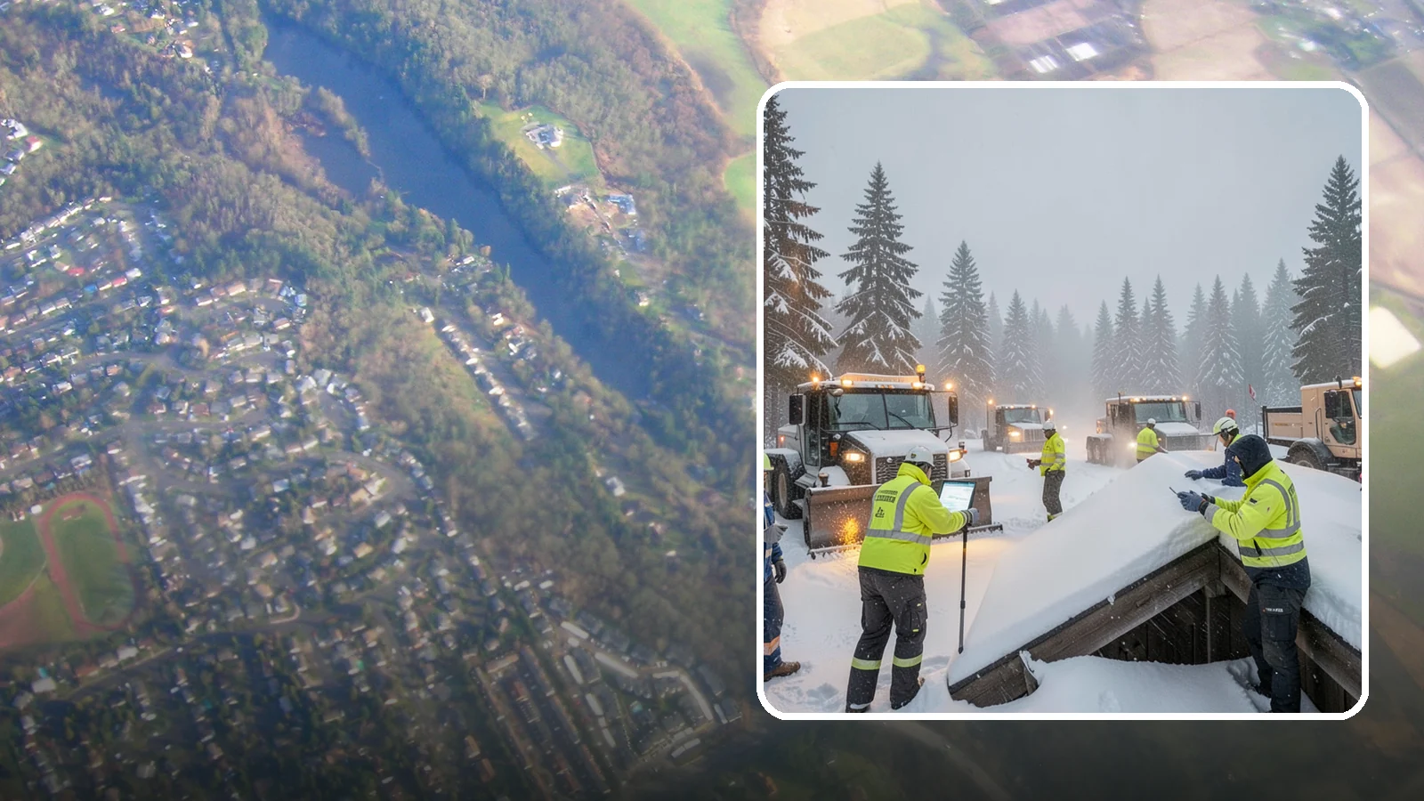 Winter Property Monitoring in Algona, King County, WA - We monitor your Western Washington property through winter, watching conditions and forecasts to act before problems form.