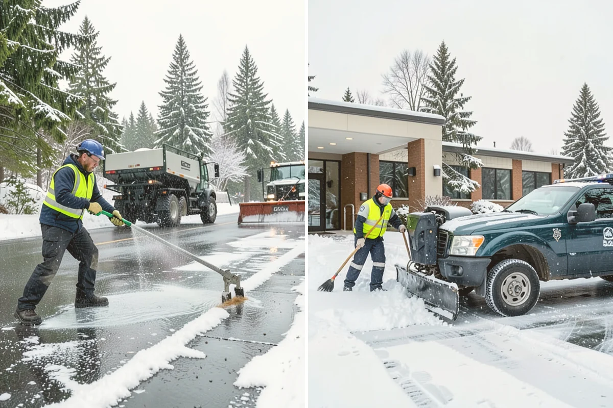 Winter Property Monitoring in Algona, King County, WA - Set the property zones and risk points to watch