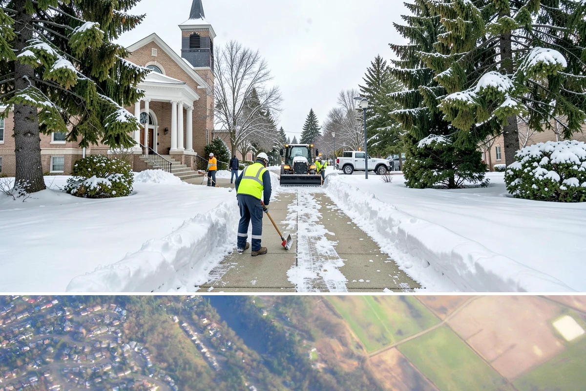 Winter Property Monitoring in Algona, King County, WA - Runs continuously through the winter season when overnight refreeze and sudden storms are the biggest threats.