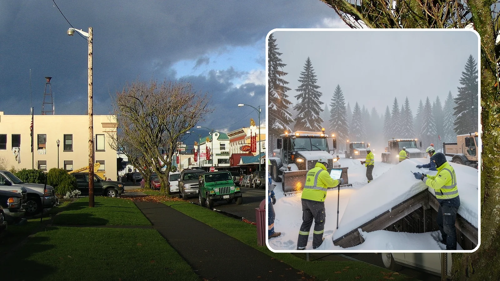 Winter Property Monitoring in Arlington, Snohomish County, WA - We monitor your Western Washington property through winter, watching conditions and forecasts to act before problems form.