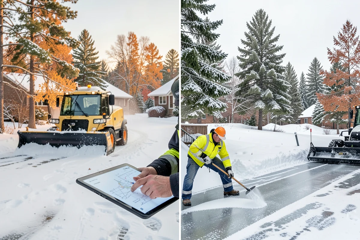 Winter Property Monitoring in Arlington, Snohomish County, WA - Set the property zones and risk points to watch