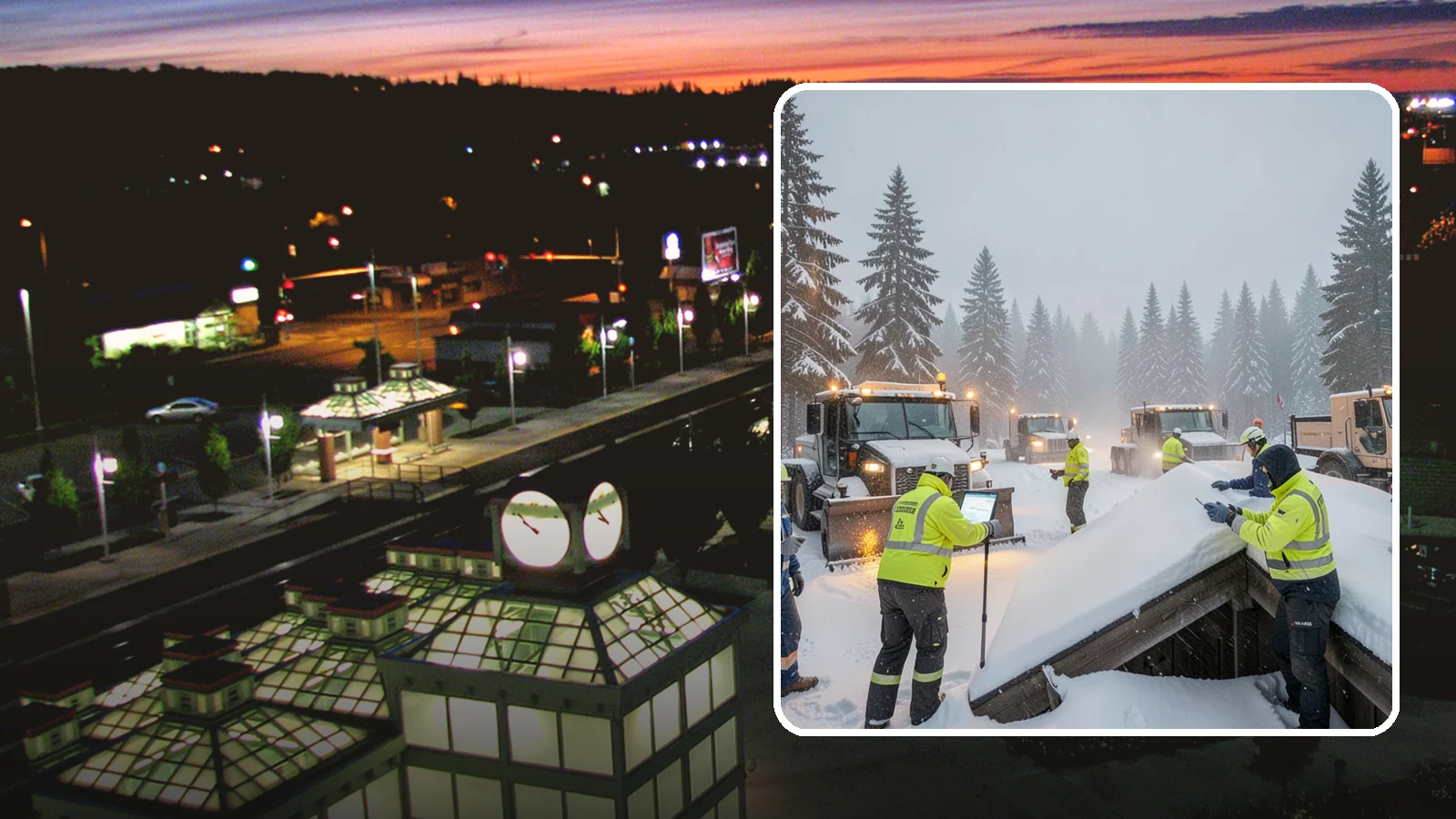 Winter Property Monitoring in Auburn, King County, WA - We monitor your Western Washington property through winter, watching conditions and forecasts to act before problems form.