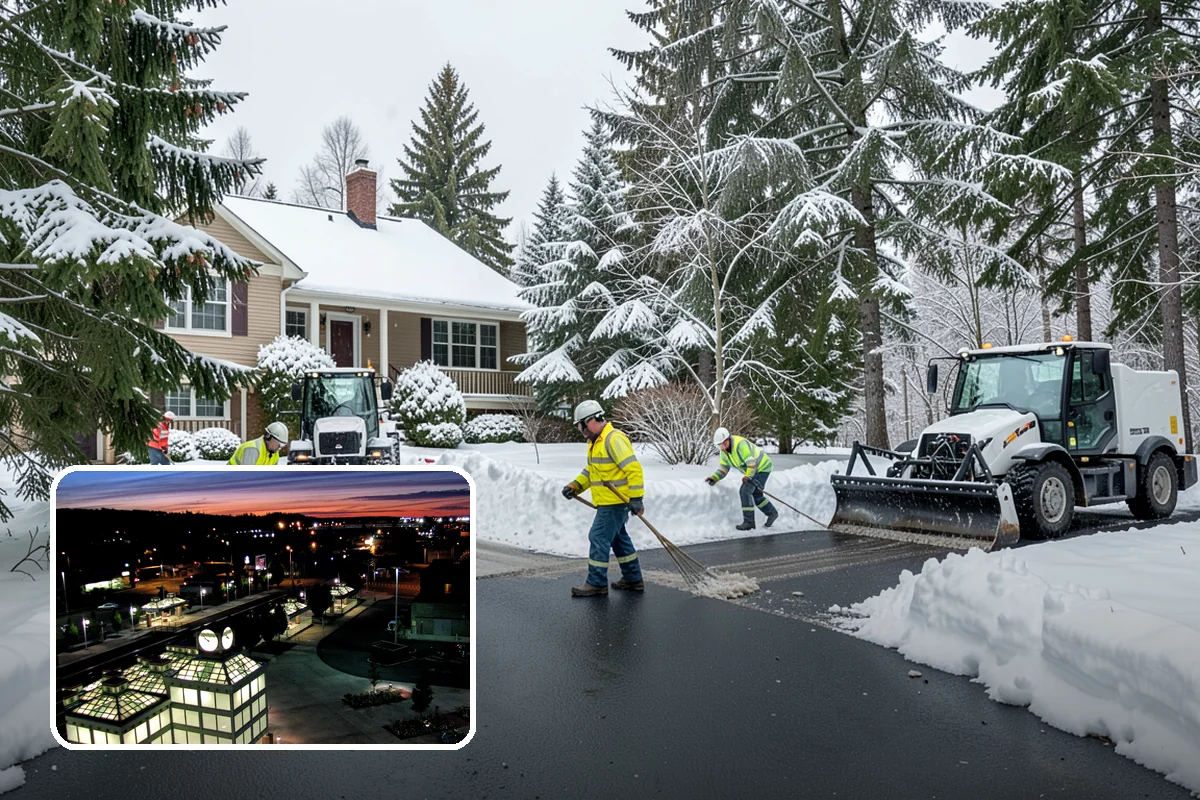 Winter Property Monitoring in Auburn, King County, WA - Catches ice risk before snow even falls