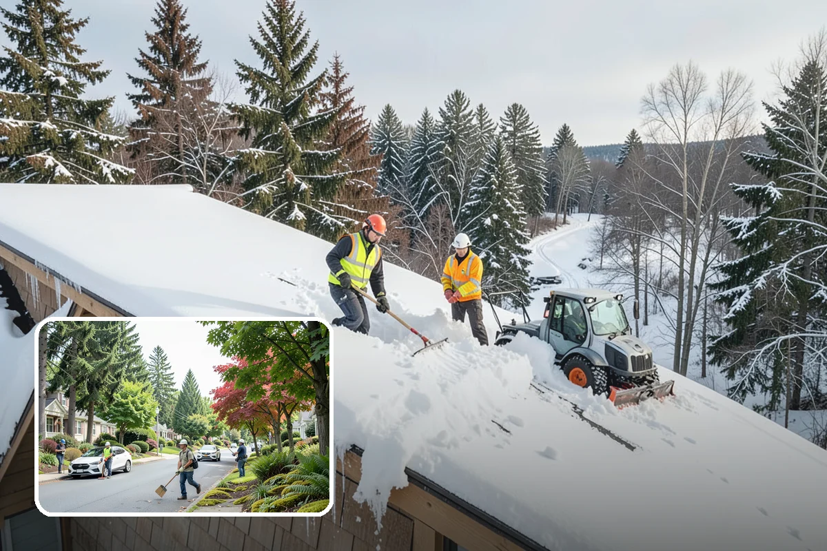 Winter Property Monitoring in Beaux Arts Village, King County, WA - Catches ice risk before snow even falls