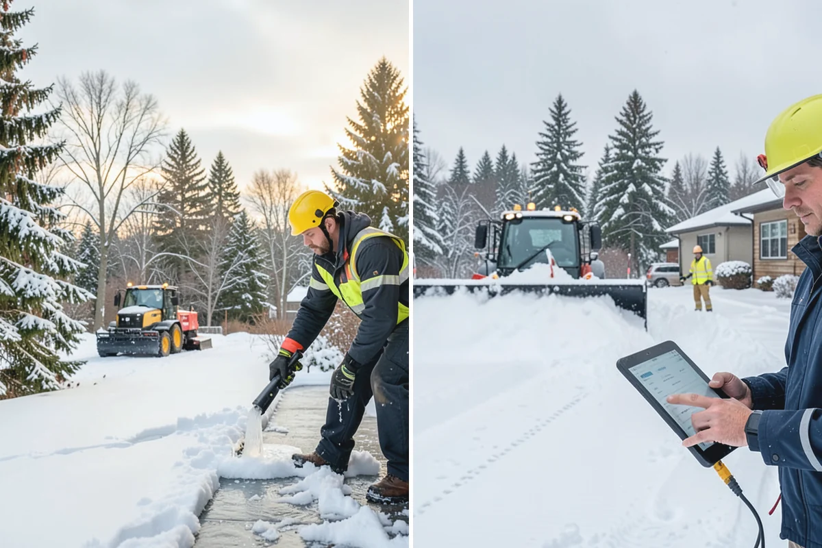 Winter Property Monitoring in Bonney Lake, Pierce County, WA - Set the property zones and risk points to watch