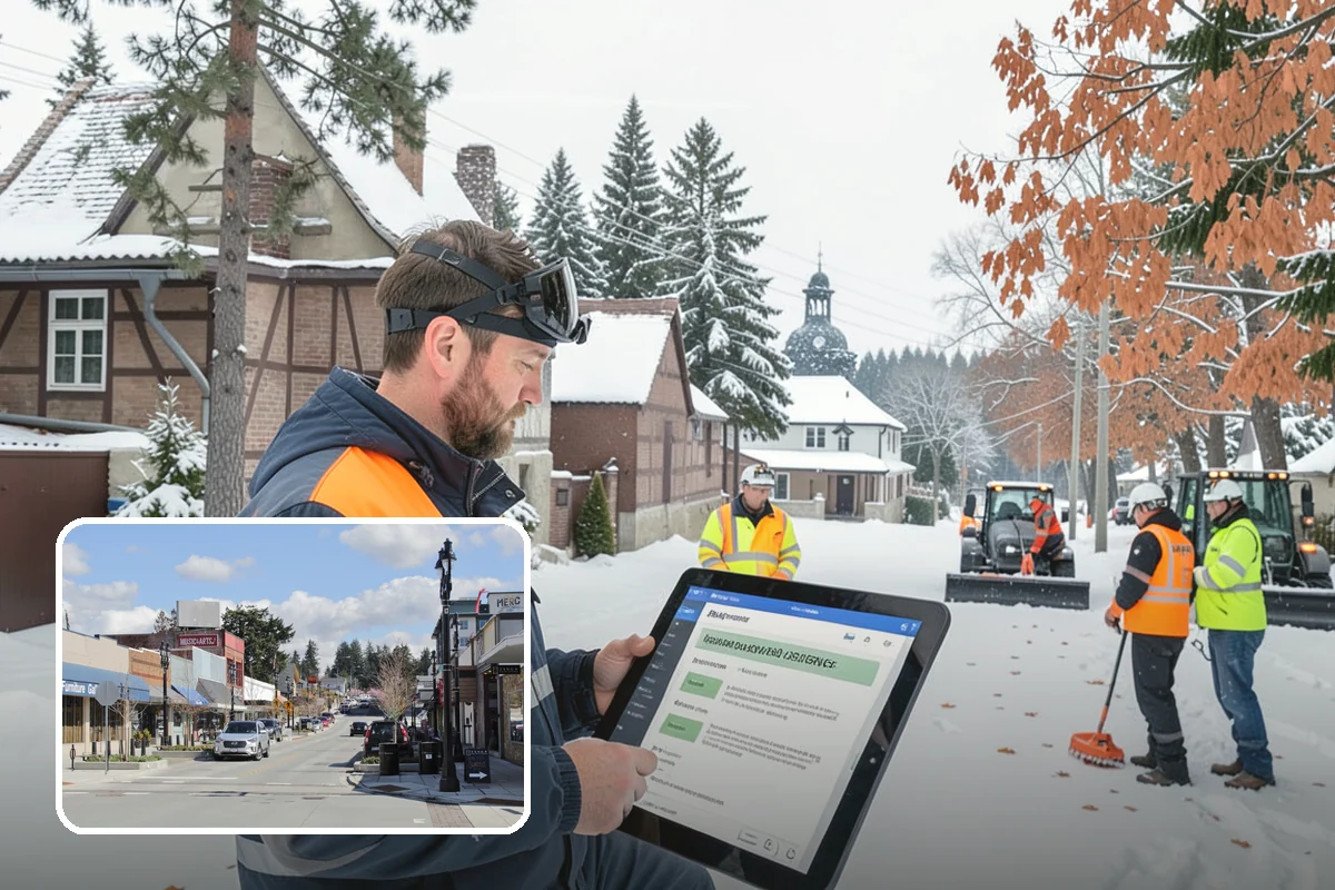 Winter Property Monitoring in Bothell, King County, WA - Catches ice risk before snow even falls