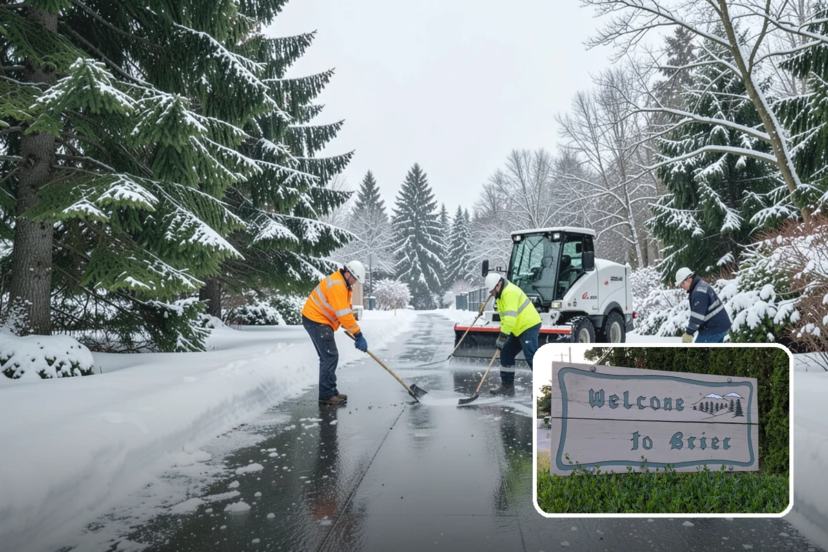 Winter Property Monitoring in Brier, Snohomish County, WA - Catches ice risk before snow even falls