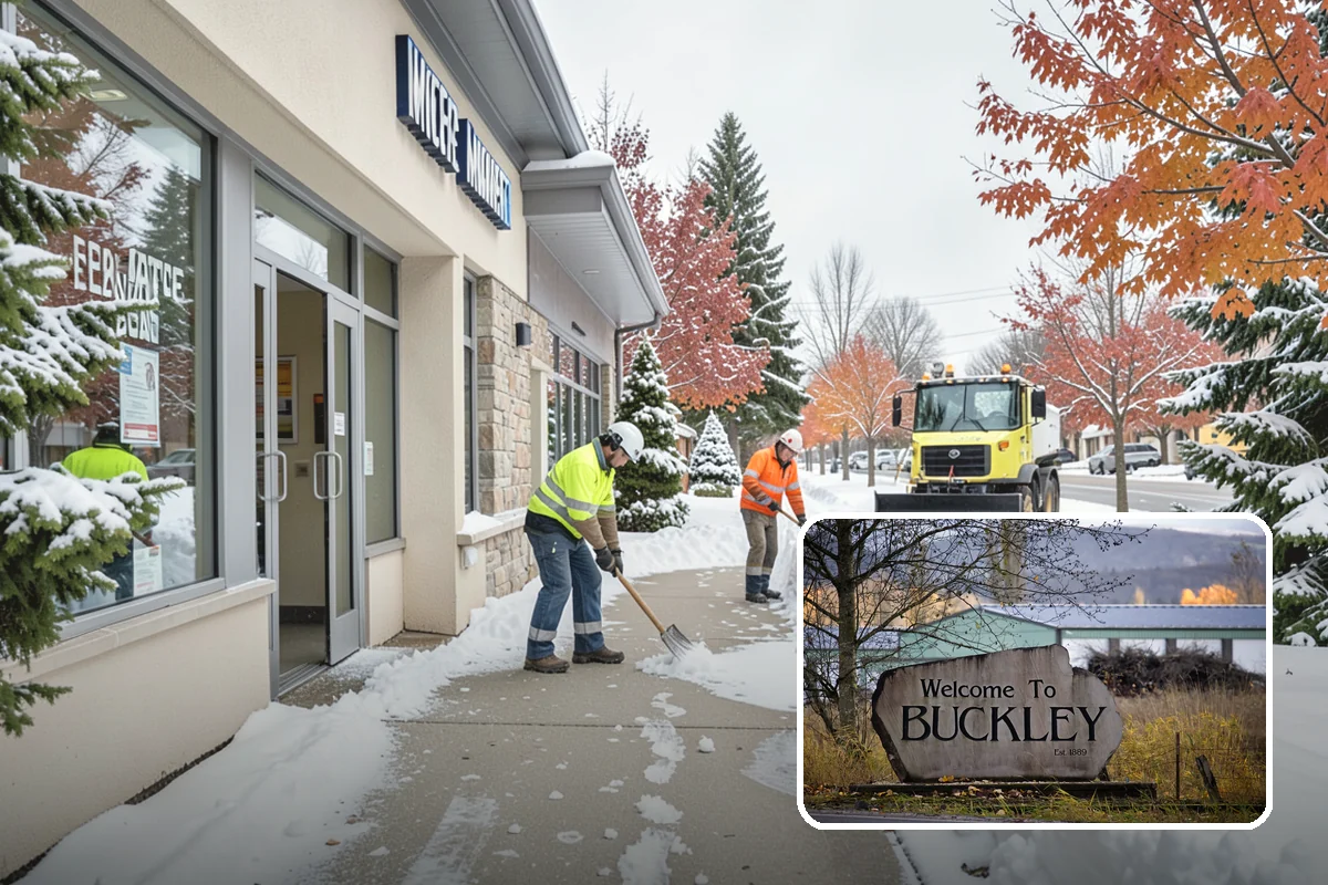 Winter Property Monitoring in Buckley, Pierce County, WA - Catches ice risk before snow even falls