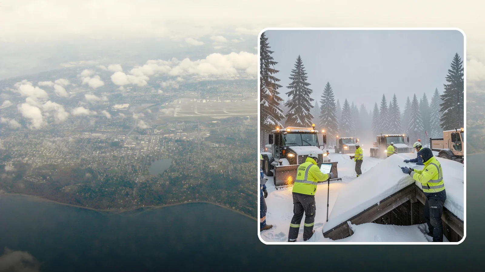 Winter Property Monitoring in Burien, King County, WA - We monitor your Western Washington property through winter, watching conditions and forecasts to act before problems form.